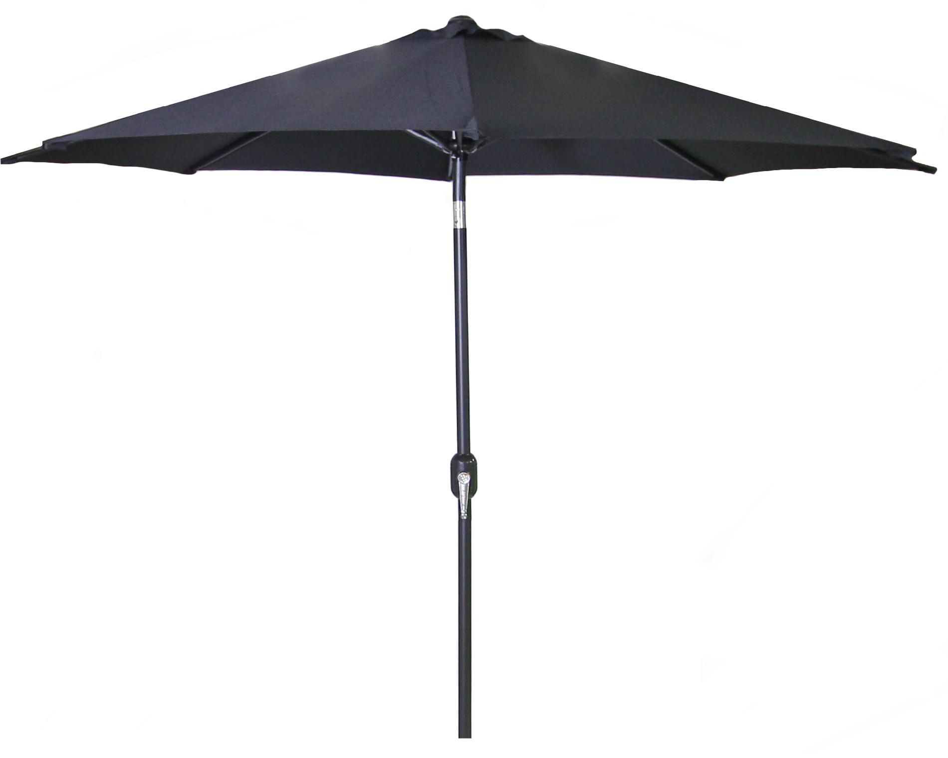 9' Steel Market Umbrella in Black at Kmart.com
