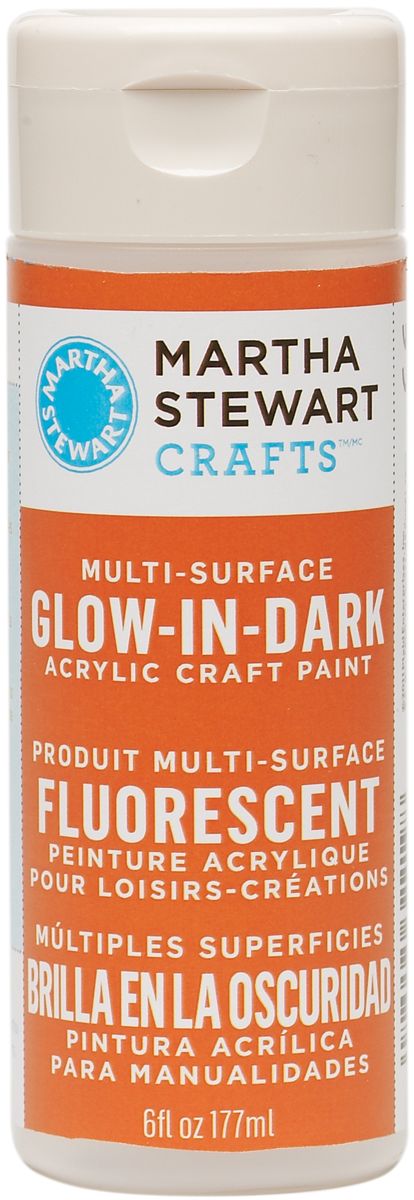 Martha Stewart Crafts Martha Stewart Glow-In-The-Dark Paint, Orange