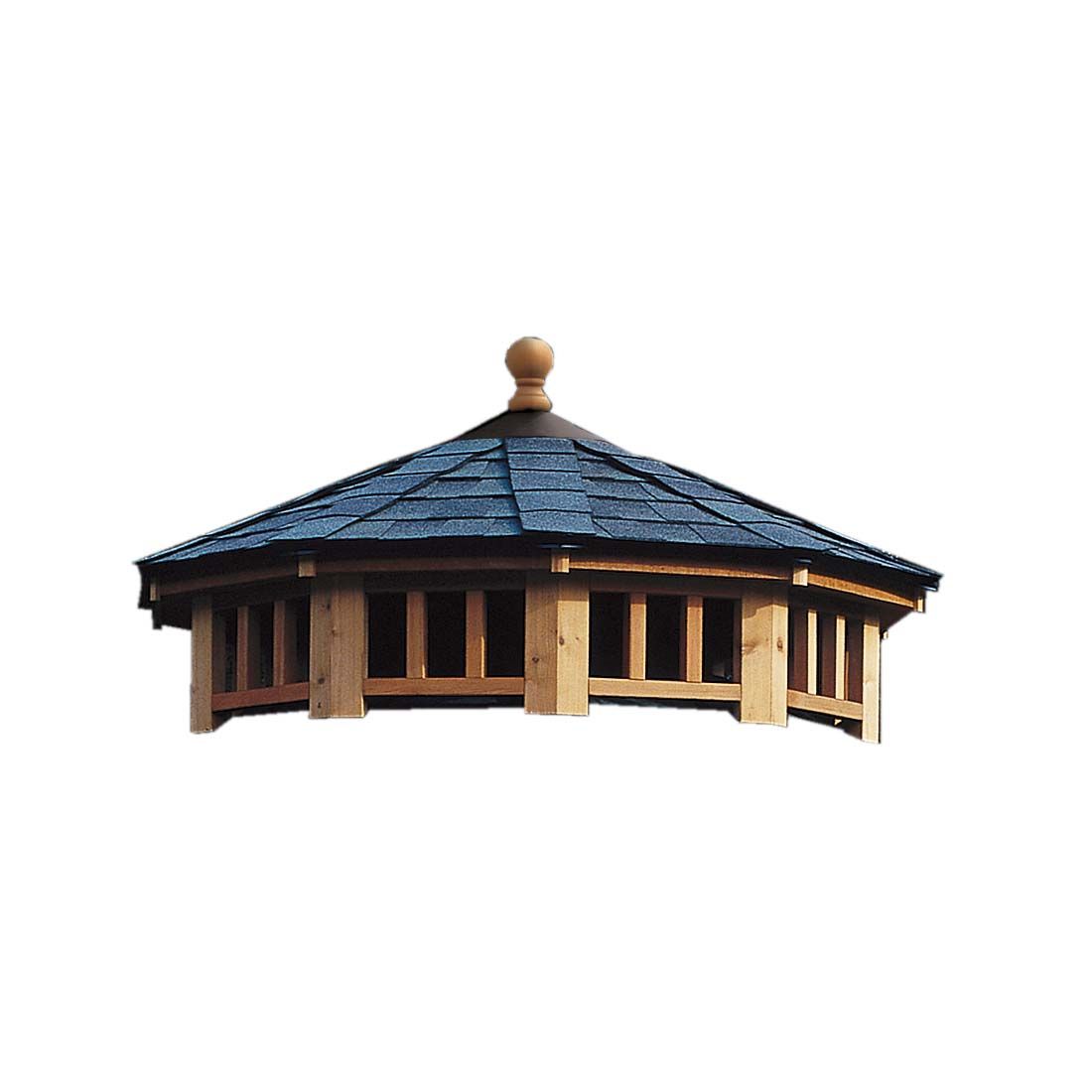 Colony Bay Outdoor Structures Chesapeake 10' Round Gazebo Two Tier Roof at Kmart.com