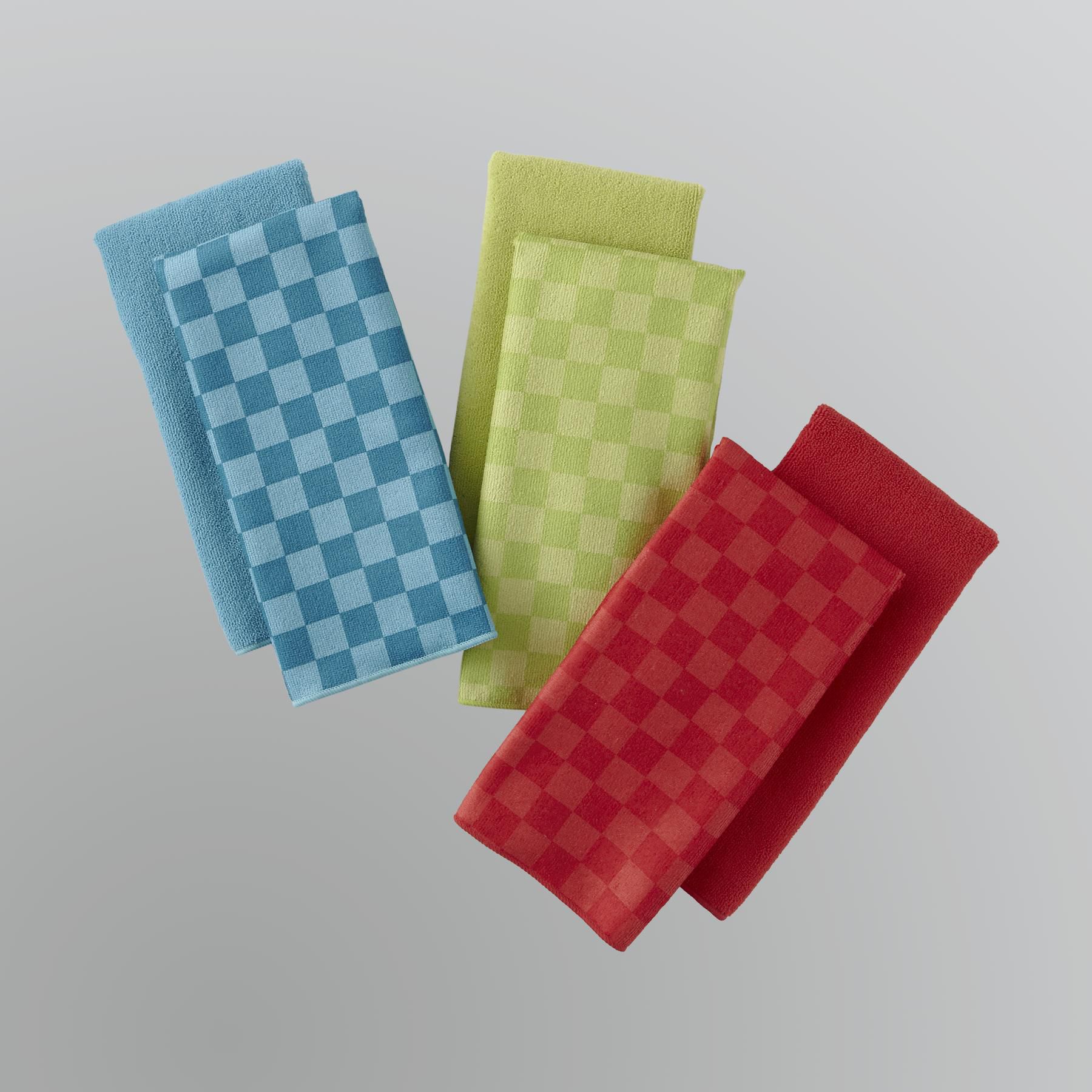 Sandra by Sandra Lee Microfiber Kitchen Towels Set at Kmart.com