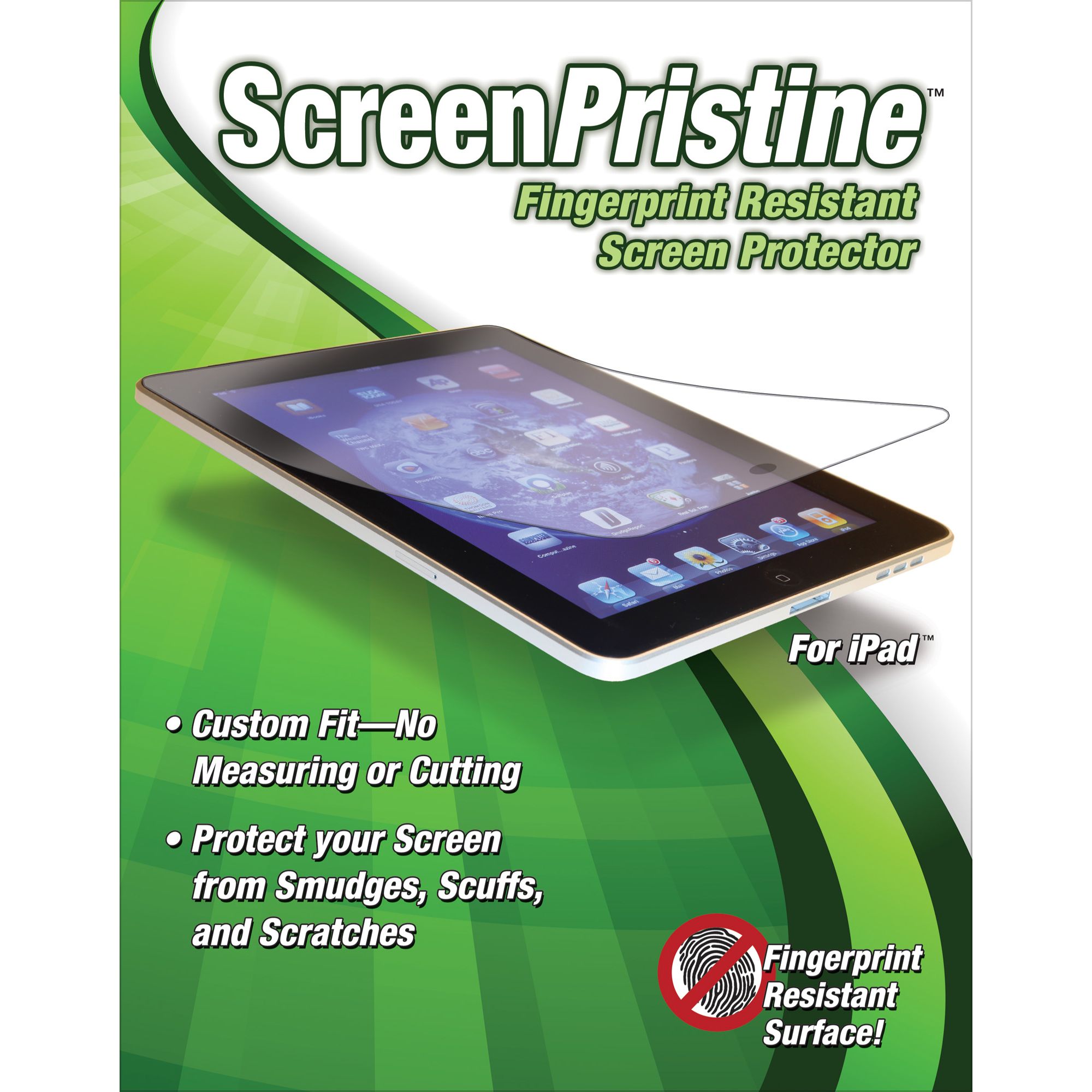 Fingerprint Resistant Screen Protector for iPad 1 Tablet
