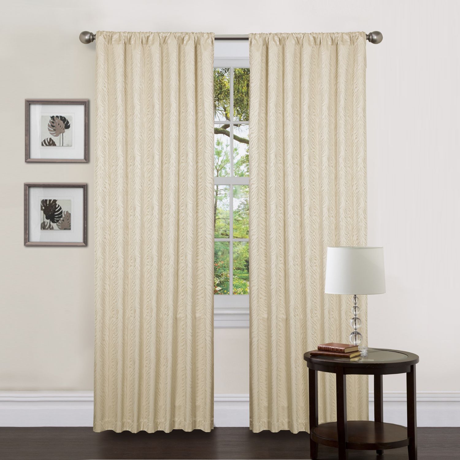 Lush Decor Thermal Zebra Window Panel Beige 54-Inch x 84-Inch at Kmart.com