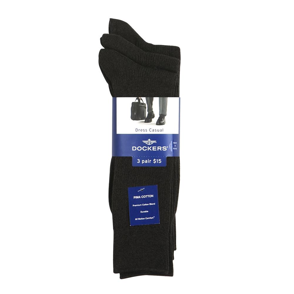 Pima Cotton Rib Socks (3 Pack)