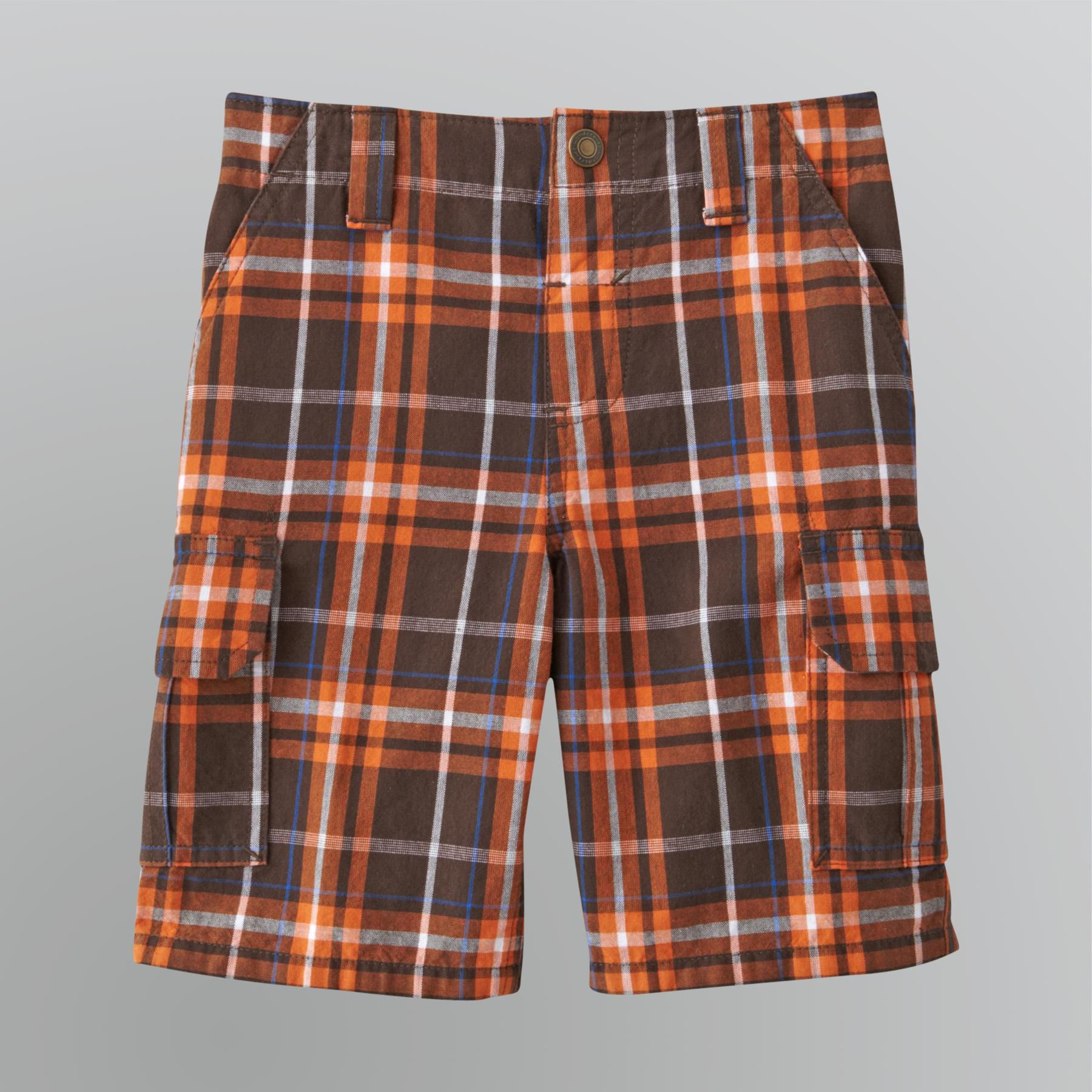 WonderKids Infant and Toddler Boy's Plaid Cargo Shorts at Kmart.com