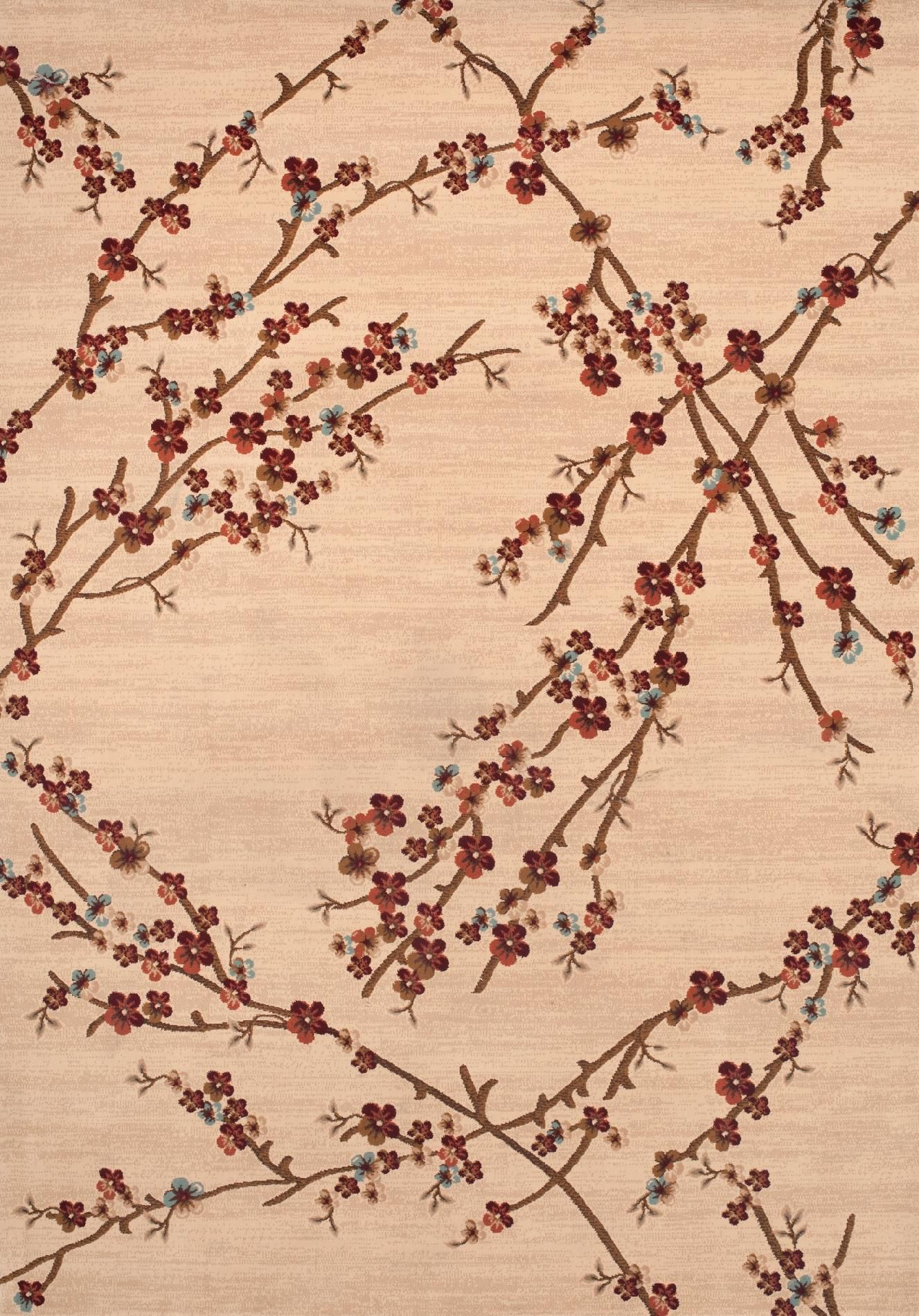 World Rug Gallery ELITE  Beige Branches 8'X10' Rug at mygofer.com