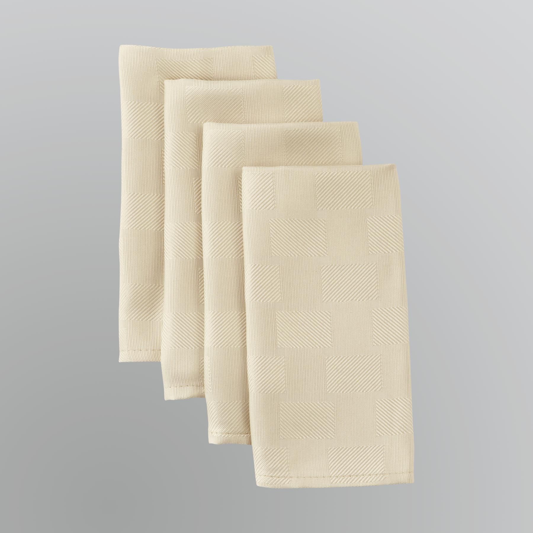 Sandra by Sandra Lee Microfiber Napkins 4Pack Home Dining