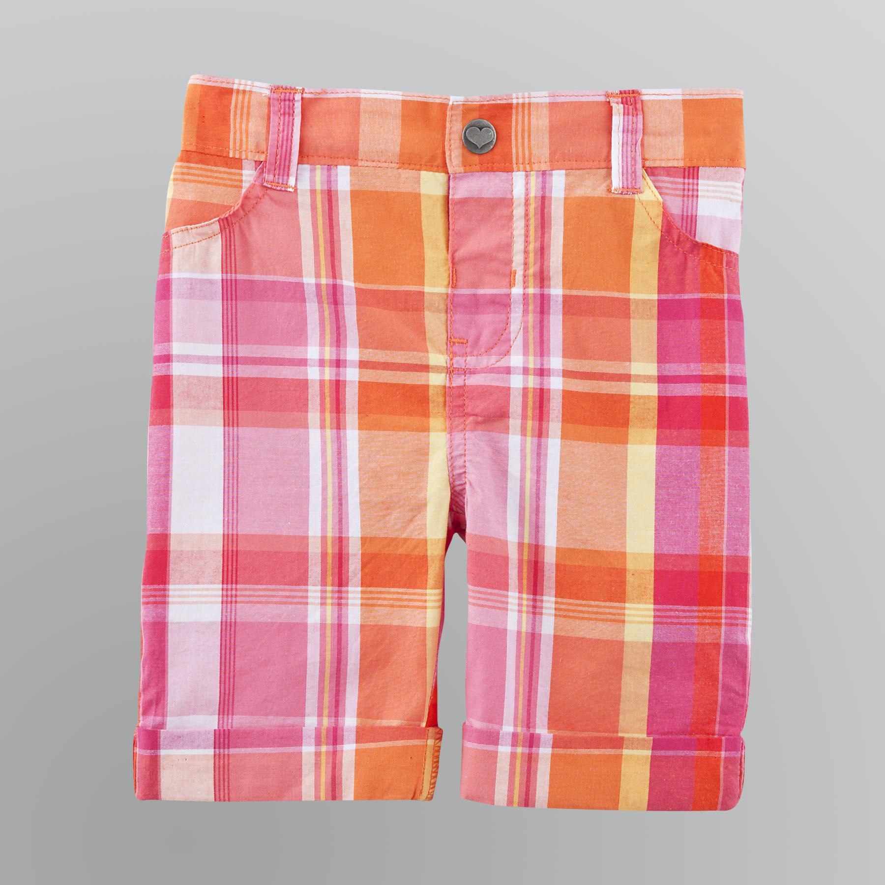 WonderKids Infant & Toddler Girl's Rolled Cuff Bermuda Shorts at Kmart.com