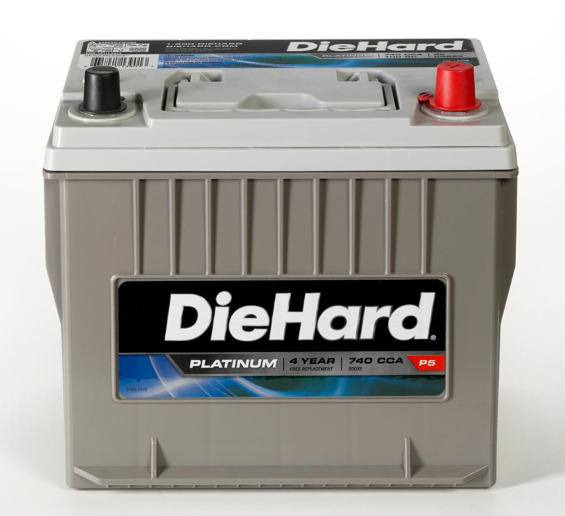 DieHard Platinum Automotive Battery Group Size 35 (Price with Exchange