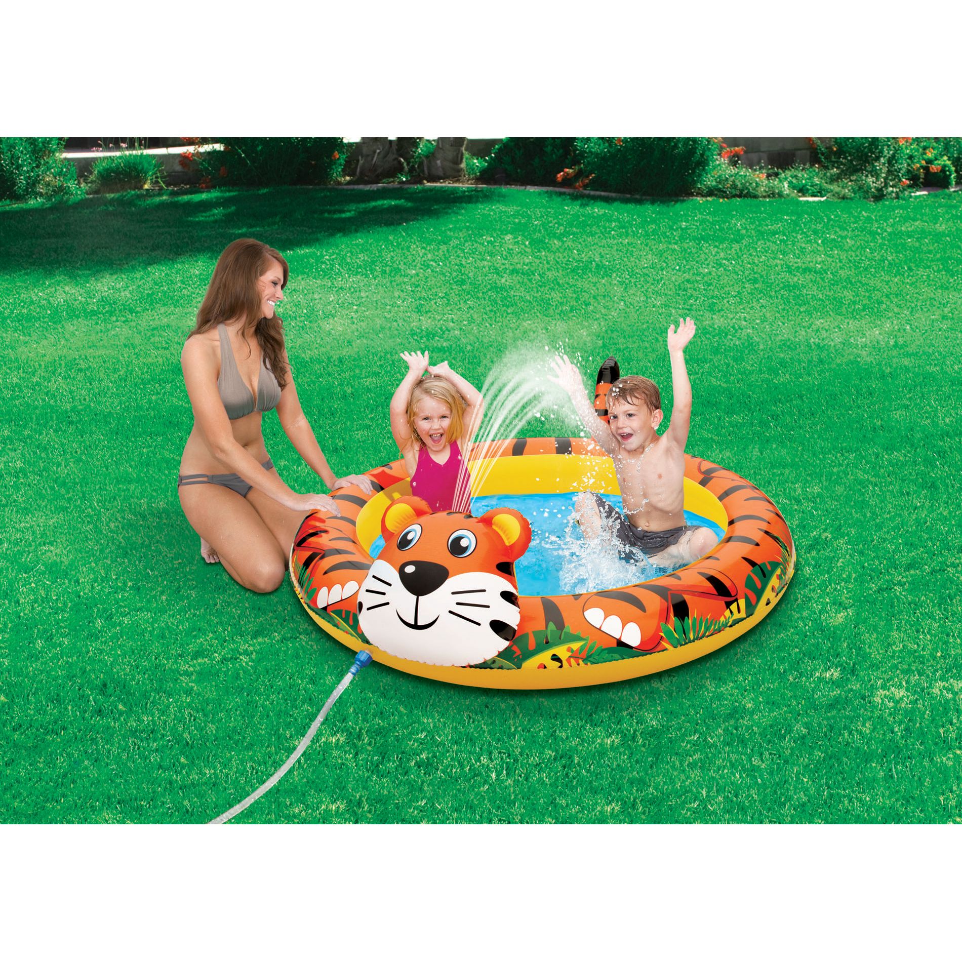 ClearWater Splash Spray Pool - Tiger at mygofer.com