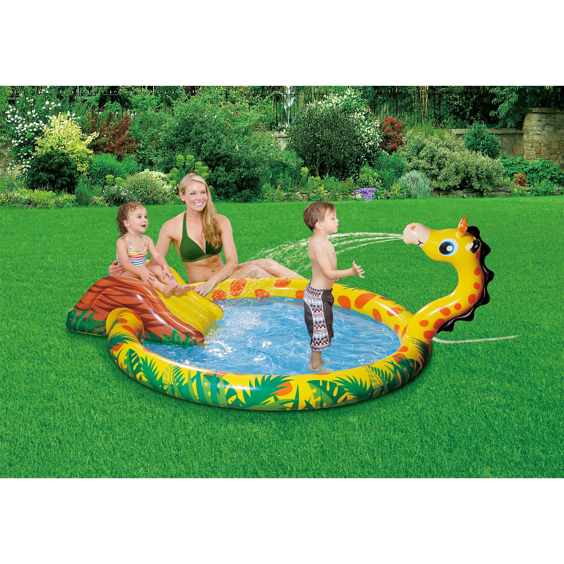 ClearWater Ring Spray Pool - Giraffe at mygofer.com