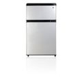 3.1 cu ft. 2-Door Compact Refrigerator, Stainless Steel