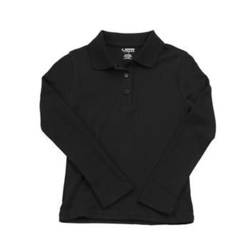 Unisex Plus/Husky Long Sleeve Pique Polo Shirt