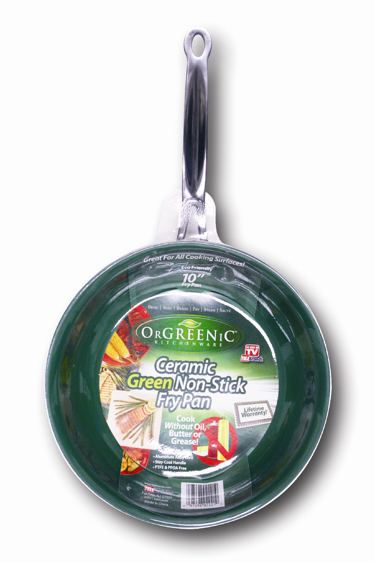 Telebrands Orgreenic Fry Pan
