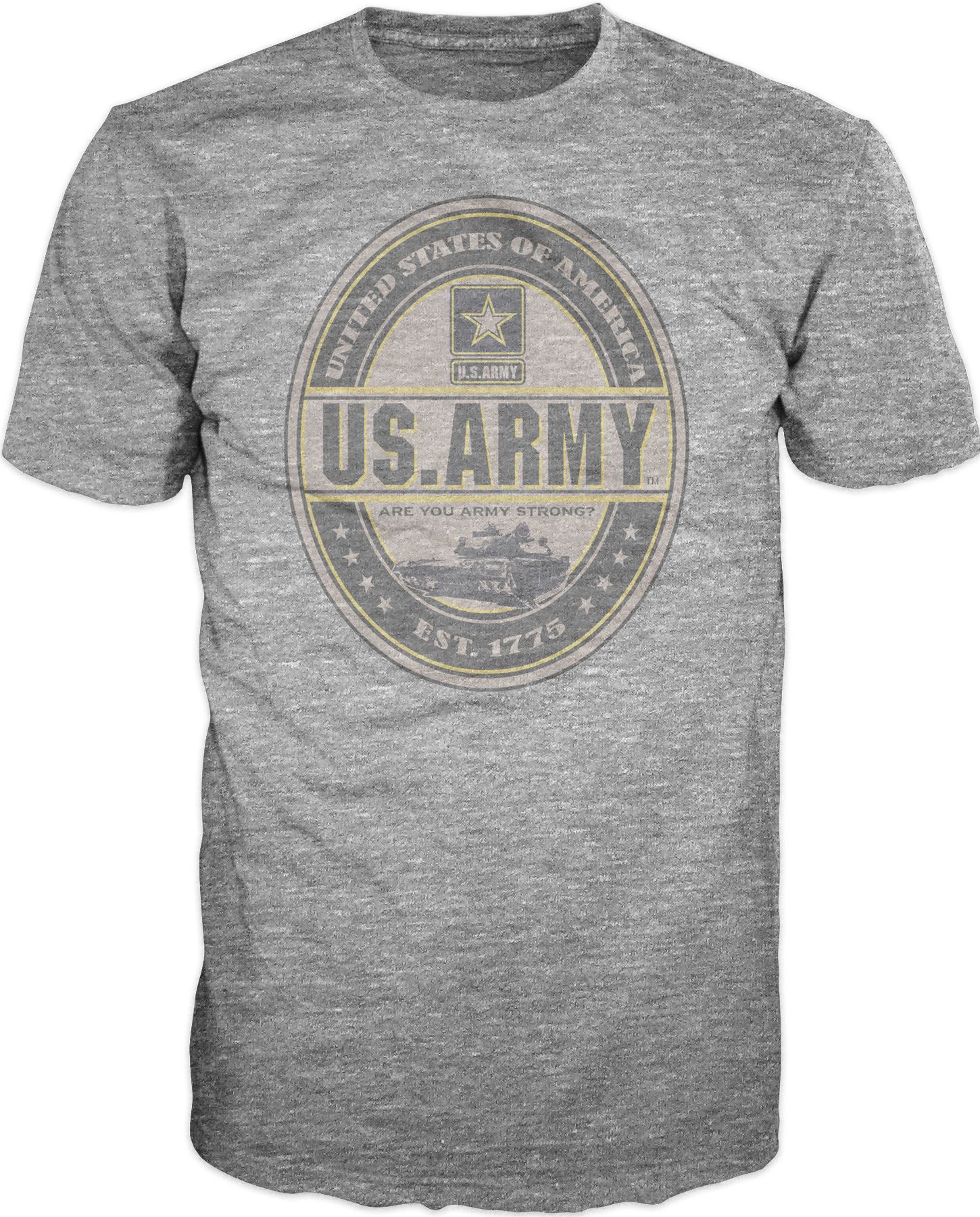 US Army Men's ‘US ARMY STRONG’ Short Sleeve Tee - Gray at Kmart.com
