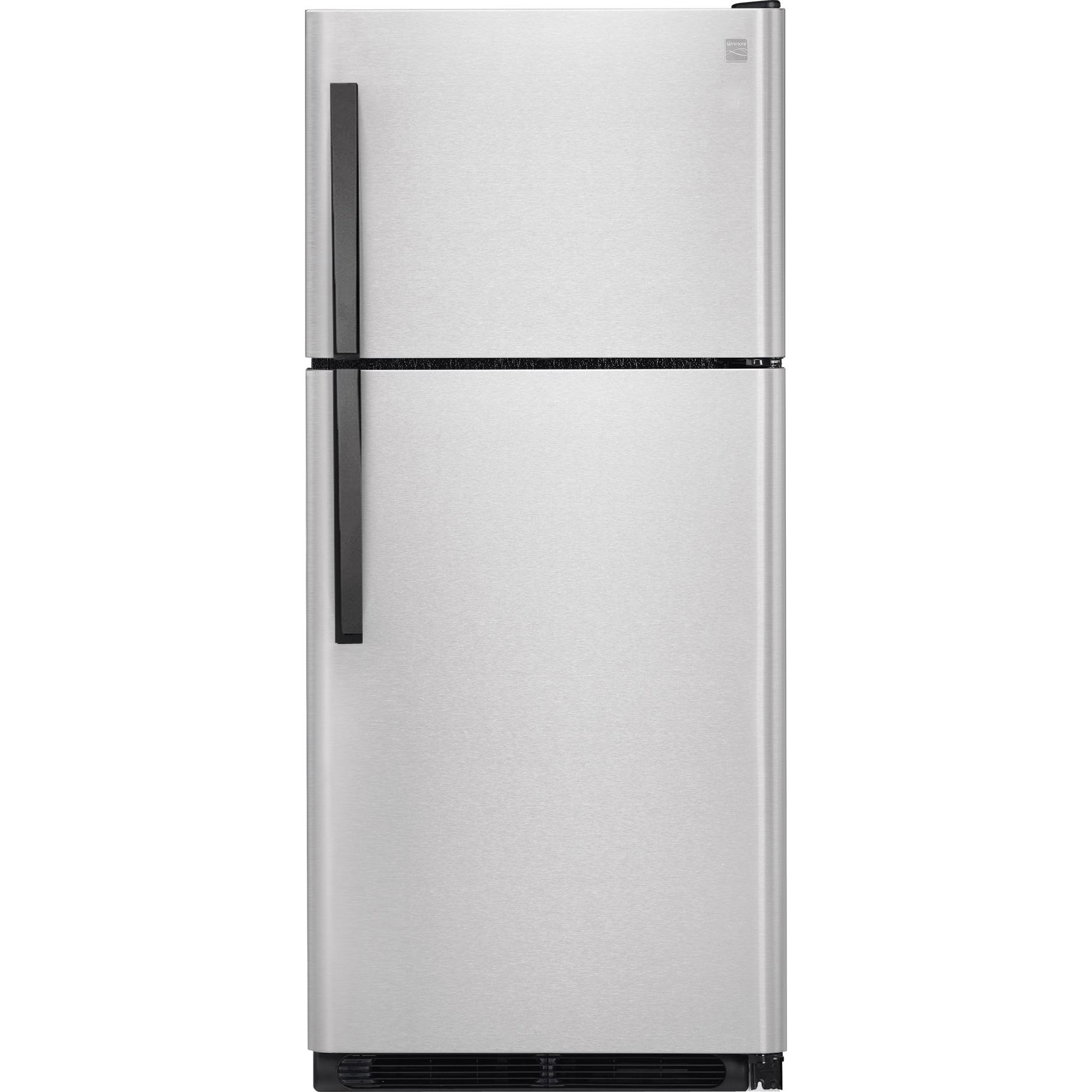 Kenmore 18 2 Cu Ft Top freezer Refrigerator Stainless Look Skiva