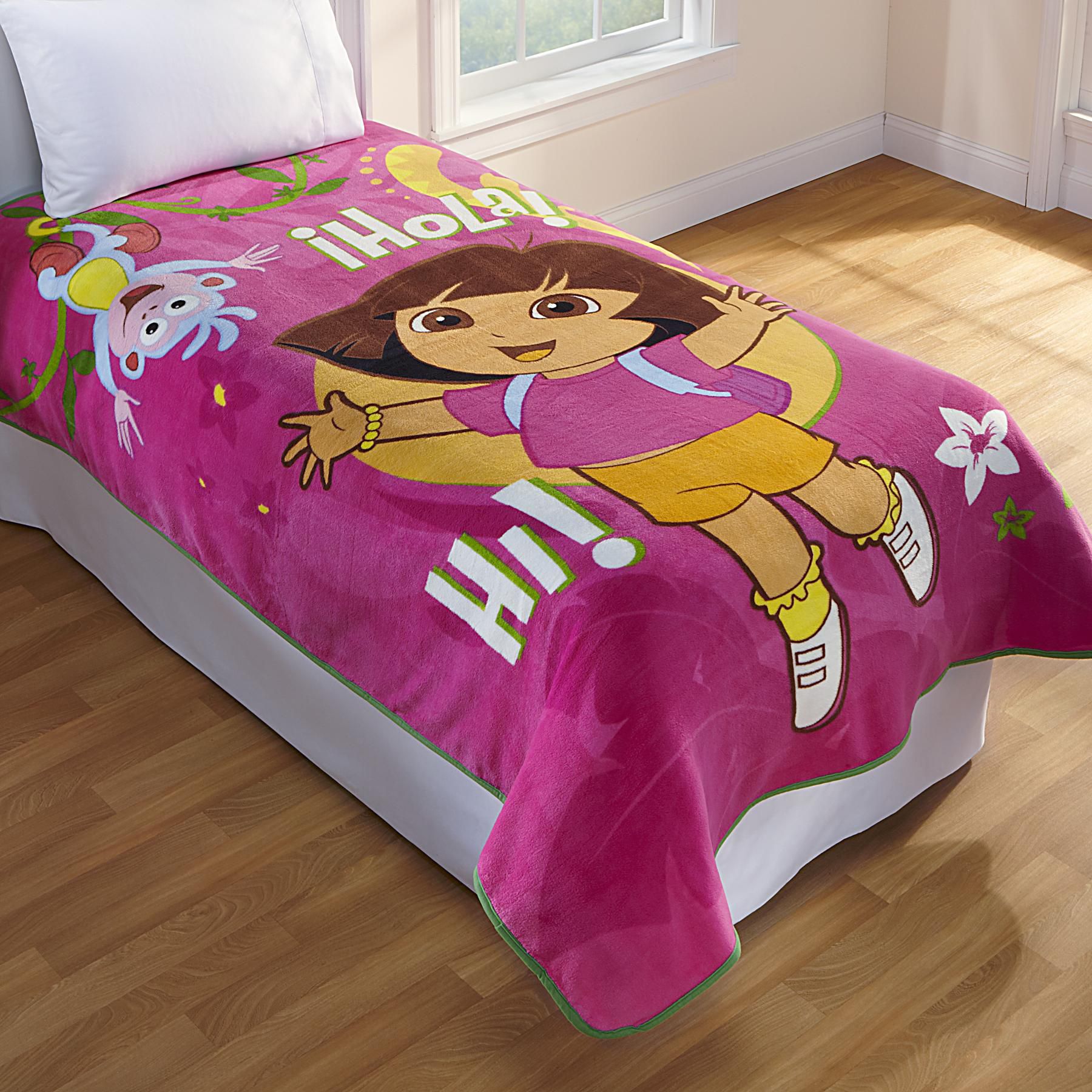 Nickelodeon Dora and Friends Twin Comforter Purple Franco Manufacturing 