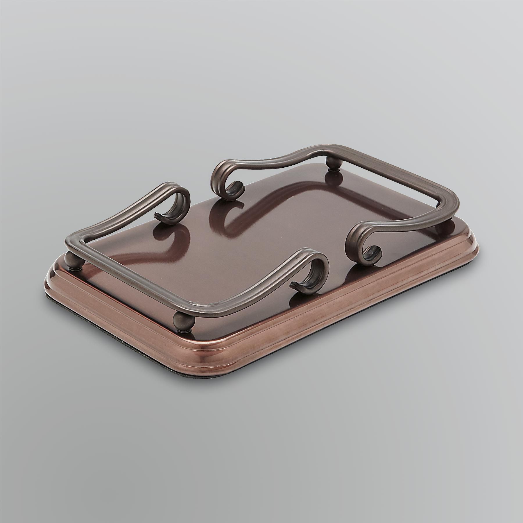 guest towel holder bronze