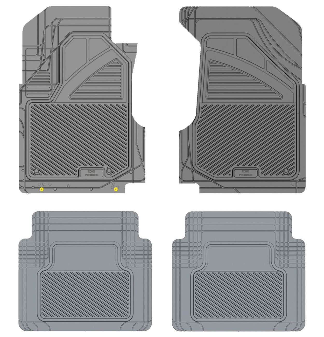 Kustom Fit Precision All Weather Car Mat for Honda CRV 2002-2006 - Color: Grey