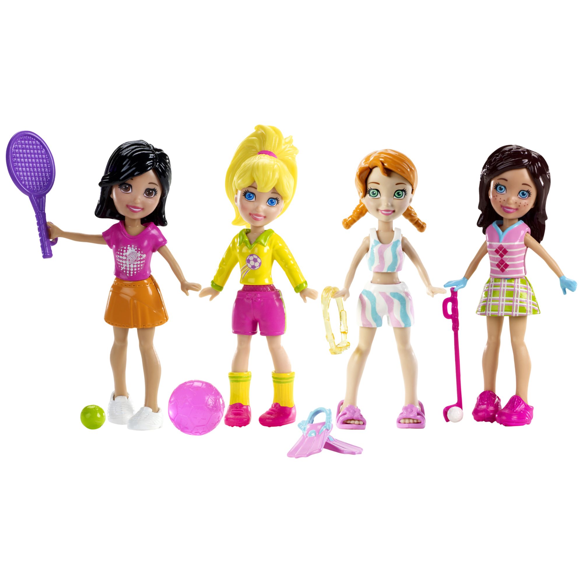 Polly Pocket POLLY FRIENDS 4-PACK SPORTY FUN at Kmart.com