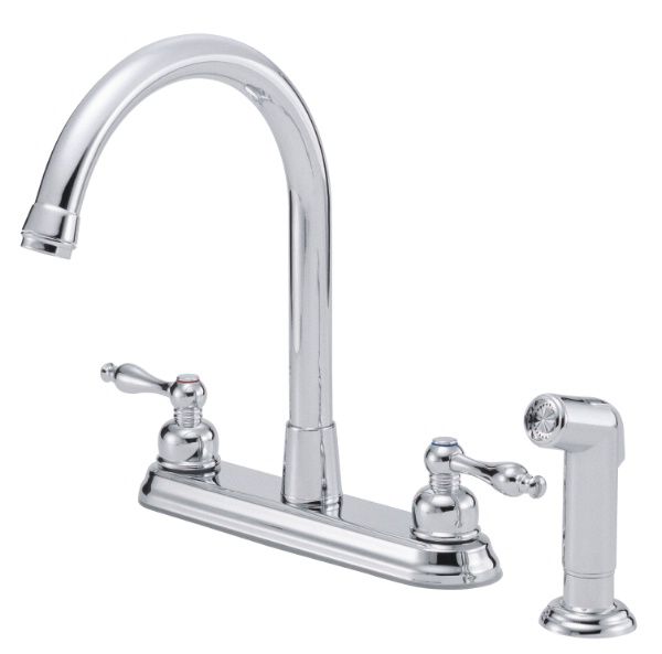 Danze Sheridan Two Handle High-Rise Kitchen Faucet with Spray at Kmart.com