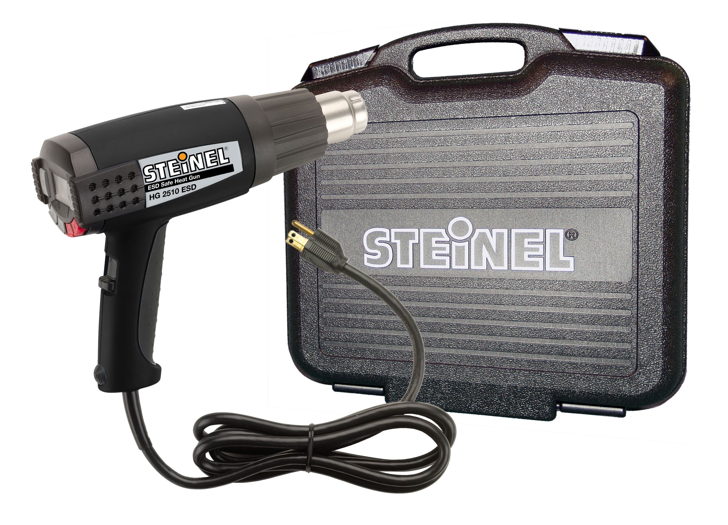 STEINELA Professional Heat Gun HG2510ESD ESD Safe Programmable IntelliTemp Heat Gun in Case