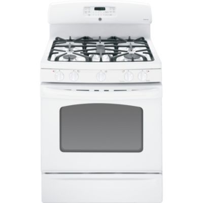 GE 30" Freestanding Gas Range w/ Convection - White at Sears.com