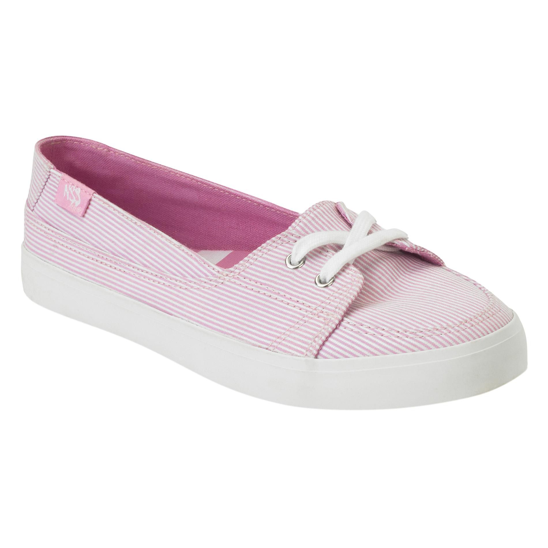 NSS Women's L-Kella Short Vamp Boat Shoe - Pink at mygofer.com