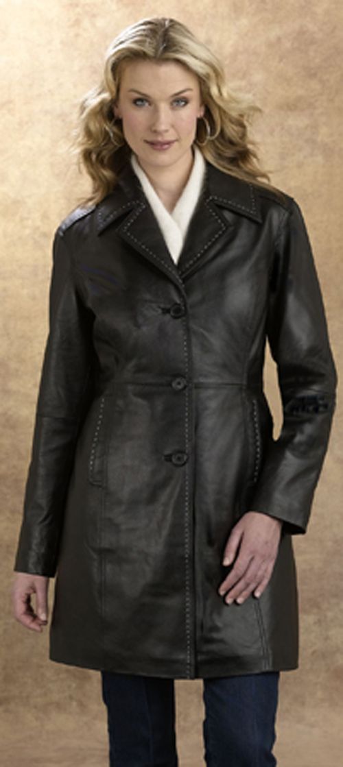 Excelled Women's Leather Walking Coat at Kmart.com