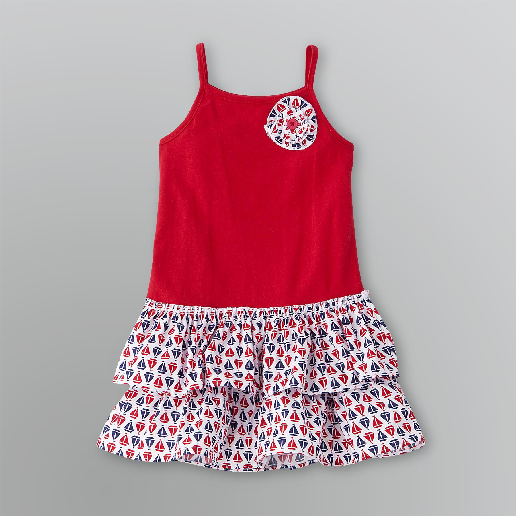 WonderKids Infant and Toddler Girl's Nautical Dress at Kmart.com