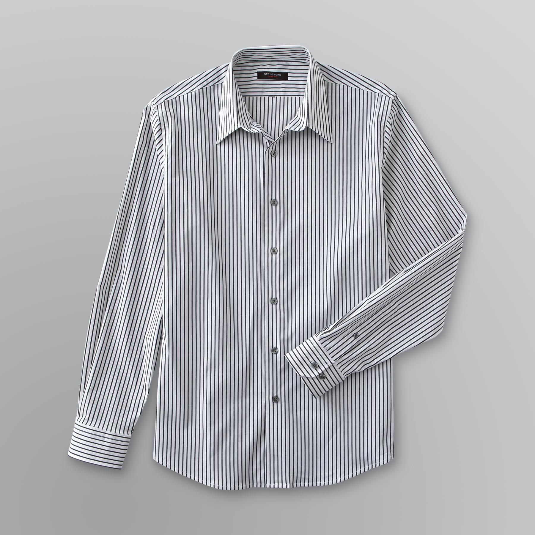 Structure Men's Poplin Slim Fit Shirt at mygofer.com