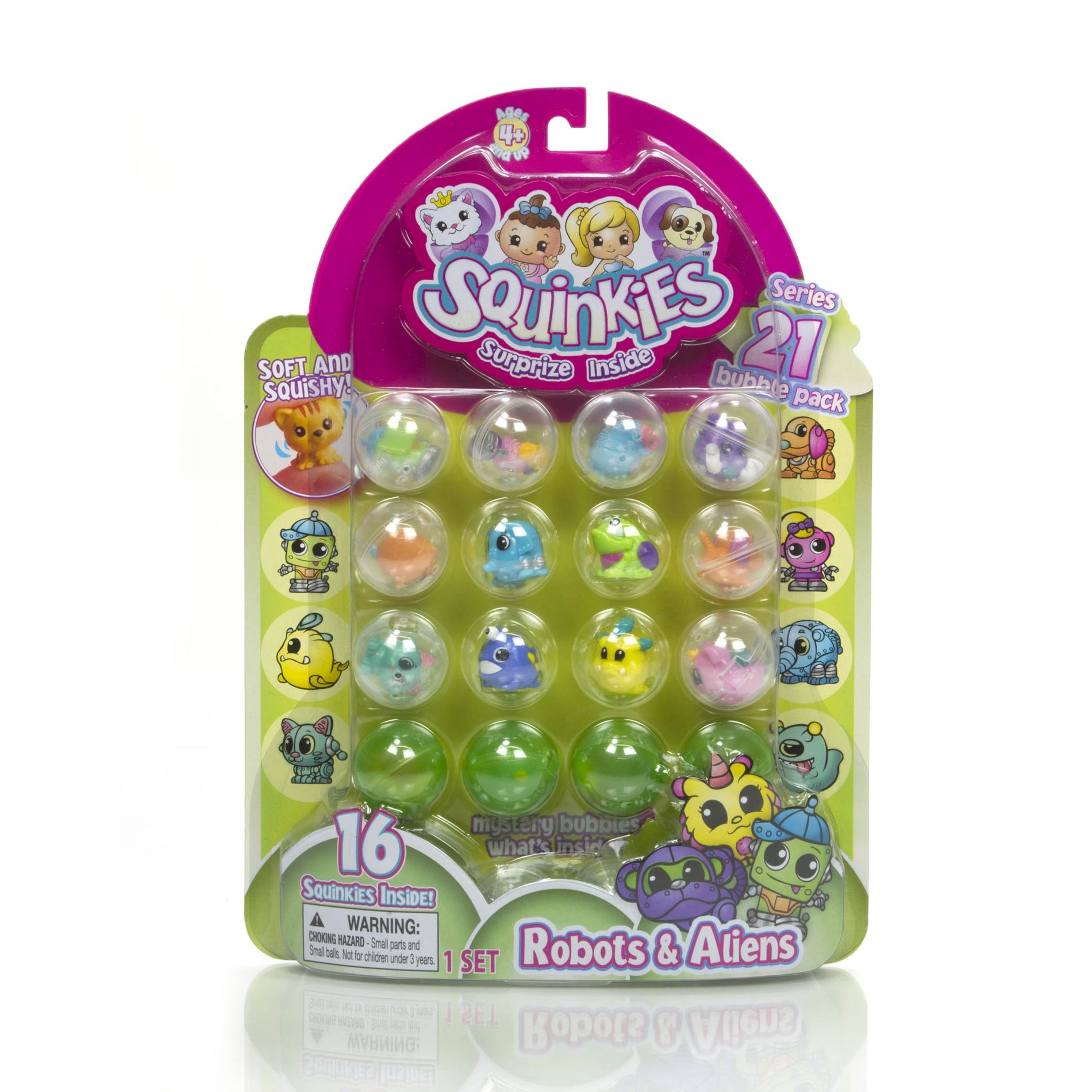 Squinkies BUBBLE PACK - Series 21 Robots & Aliens - Toys & Games - Dolls & Accessories - Horses ...