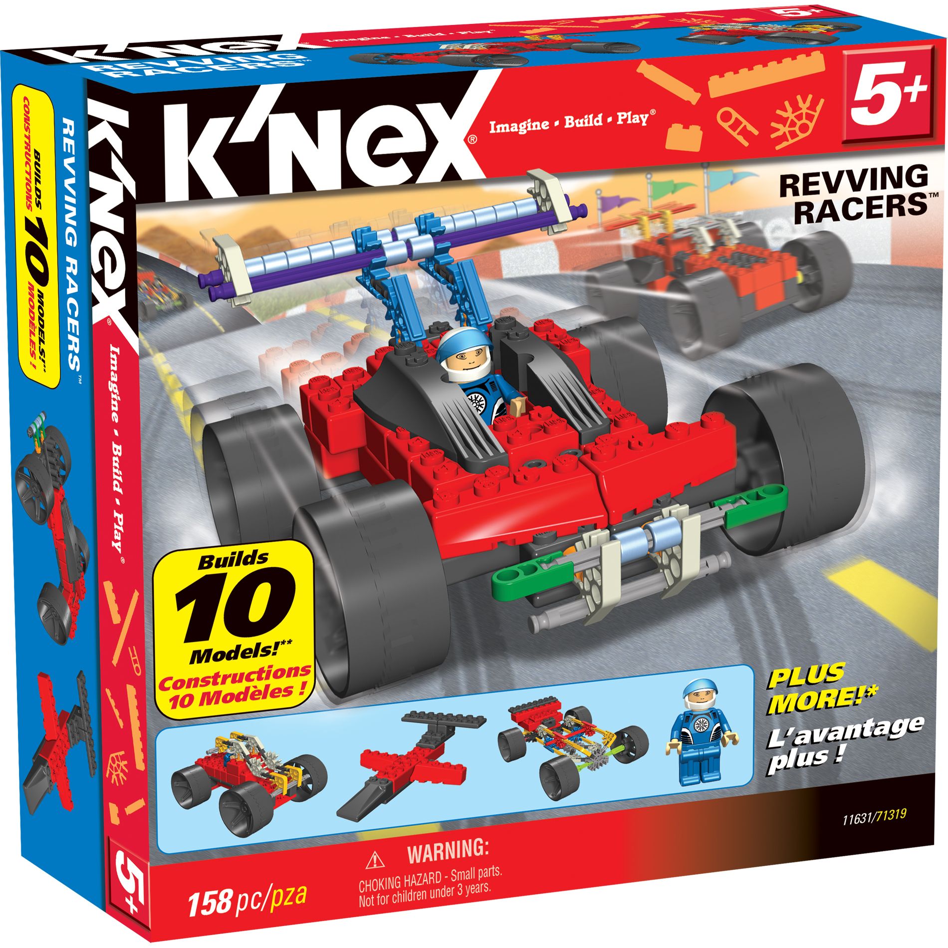 K'Nex REVVING RACERS 10 MODEL BUILDING SET at Sears.com