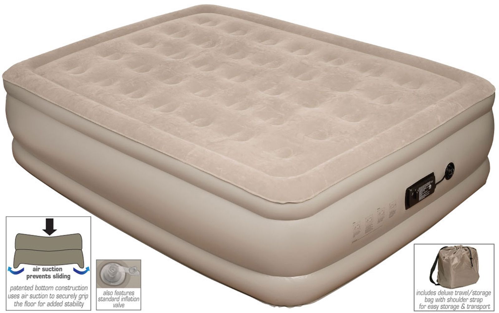 Pure Comfort All-in-One Queen Raised Air Bed 6004QRB at Kmart.com