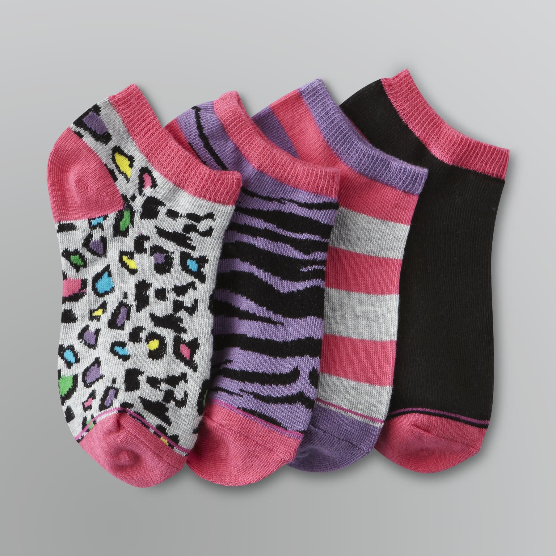 Joe Boxer Girl's No-Show Socks - 4 Pair at Sears.com