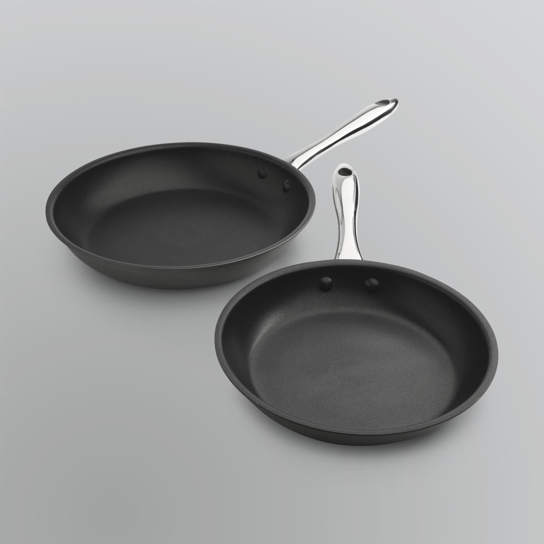 Sandra by Sandra Lee Hard Anodized Fry Pans - 2-Pc. Set