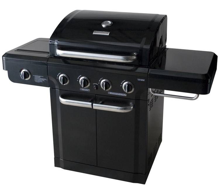 Char-Broil 4 Burner Porcelain Dual Grill
