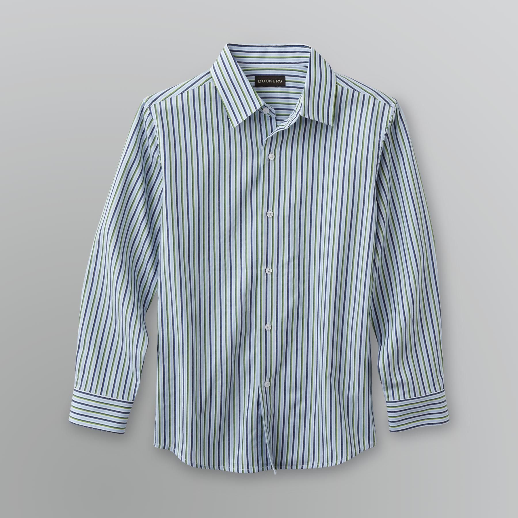 Dockers Boy's Striped Button Down Shirt at mygofer.com