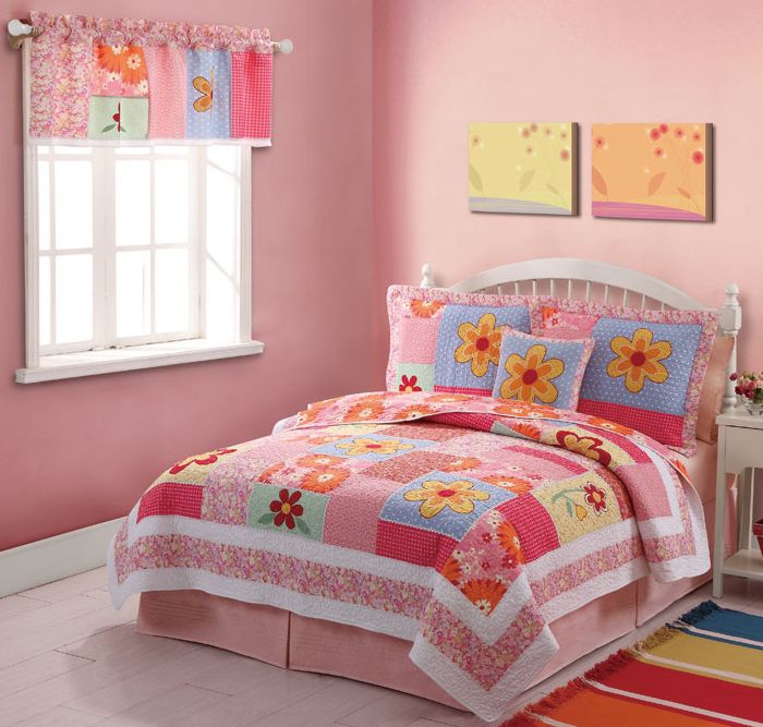 My World Olivia Pink Twin Quilt with Pillow Sham at Kmart.com