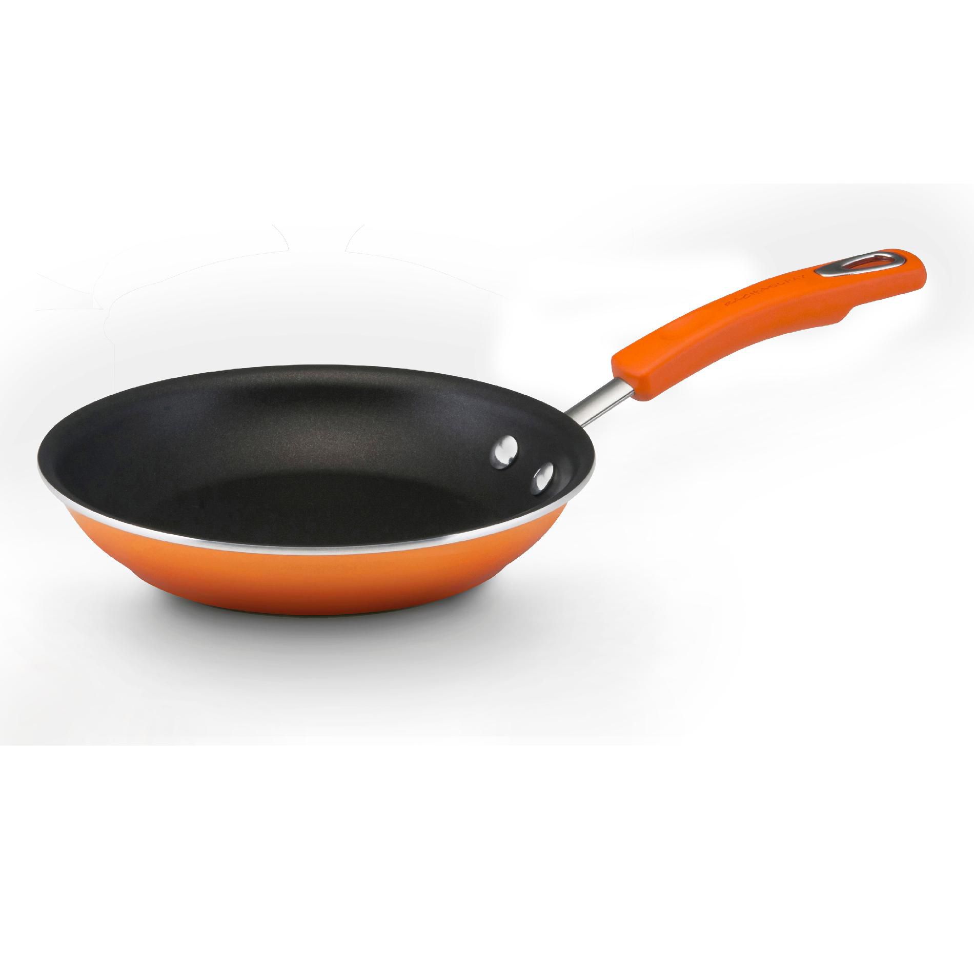Rachael Ray Hard Enamel Cookware8.5 open skillet (2-tone Orange)