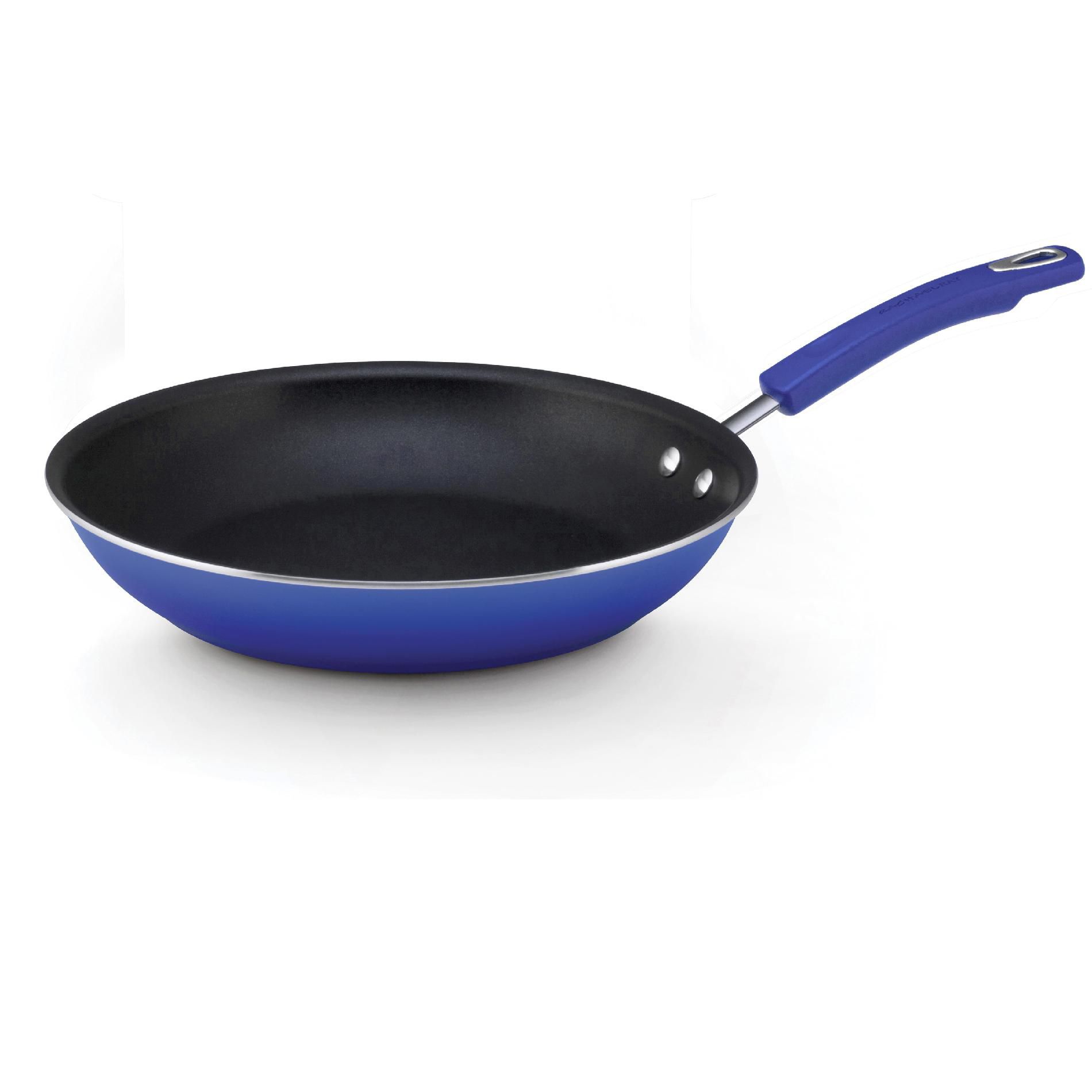 Rachael Ray Hard Enamel Cookware12.5 open skillet (2-tone Blue)