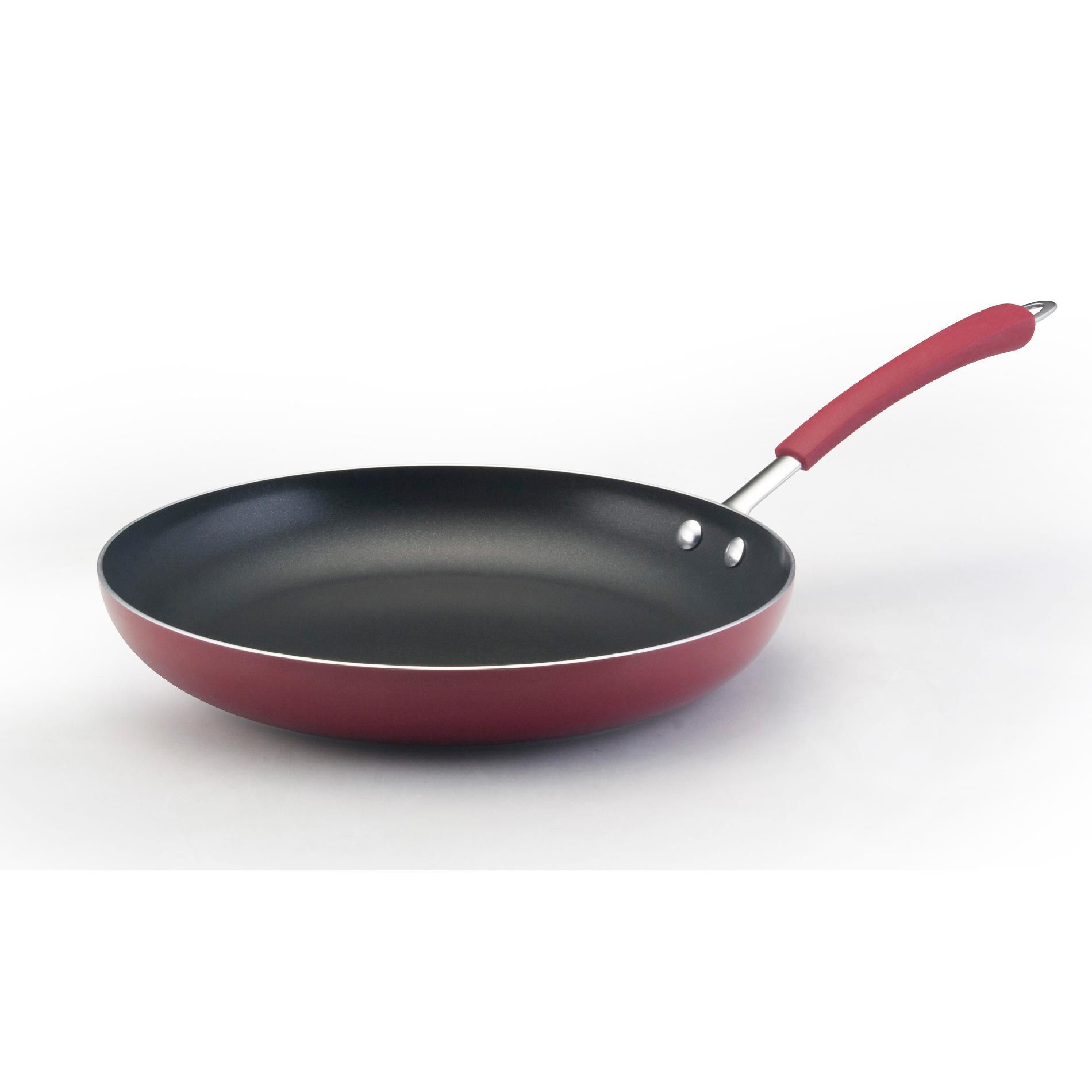 Farberware Millennium 12 Inch Skillet (red)