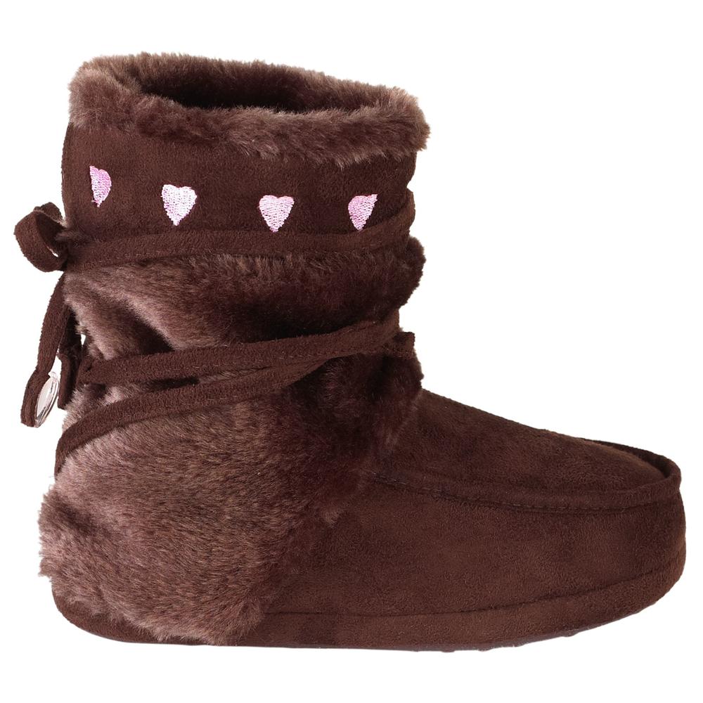 Girl&#39;s Amore Bootie Slipper &#45; Brown