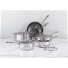 Sears deals on Sandra by Sandra Lee 10pc Stainless Steel Cookware Set TTU-Q4846
