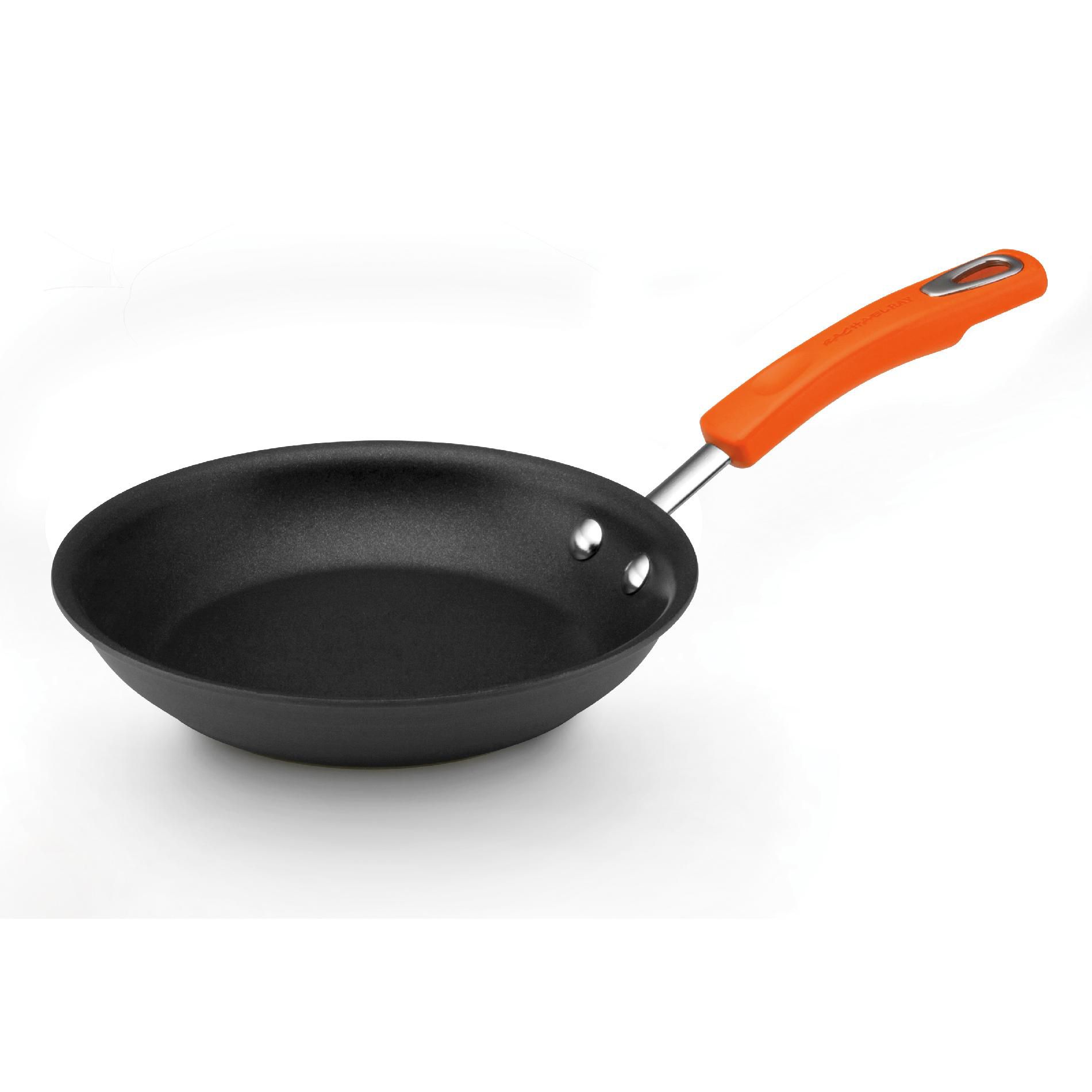Rachael Ray Hard-Anodized  8.5 open skillet (orange rubberized handle)