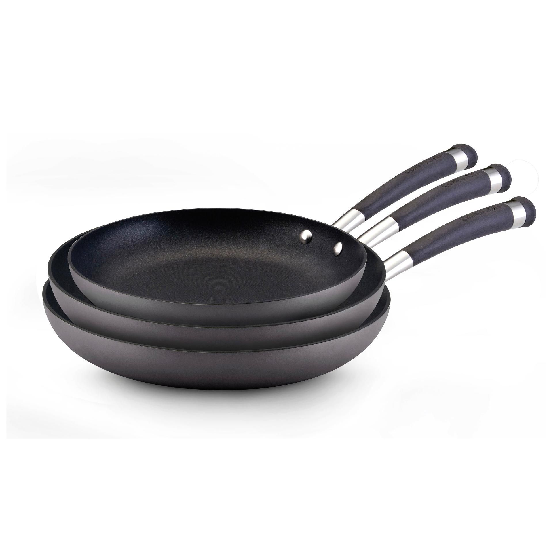 Circulon Acclaim Triple Pack: 8 Inch  10 Inch  & 11 Inch Open Skillets