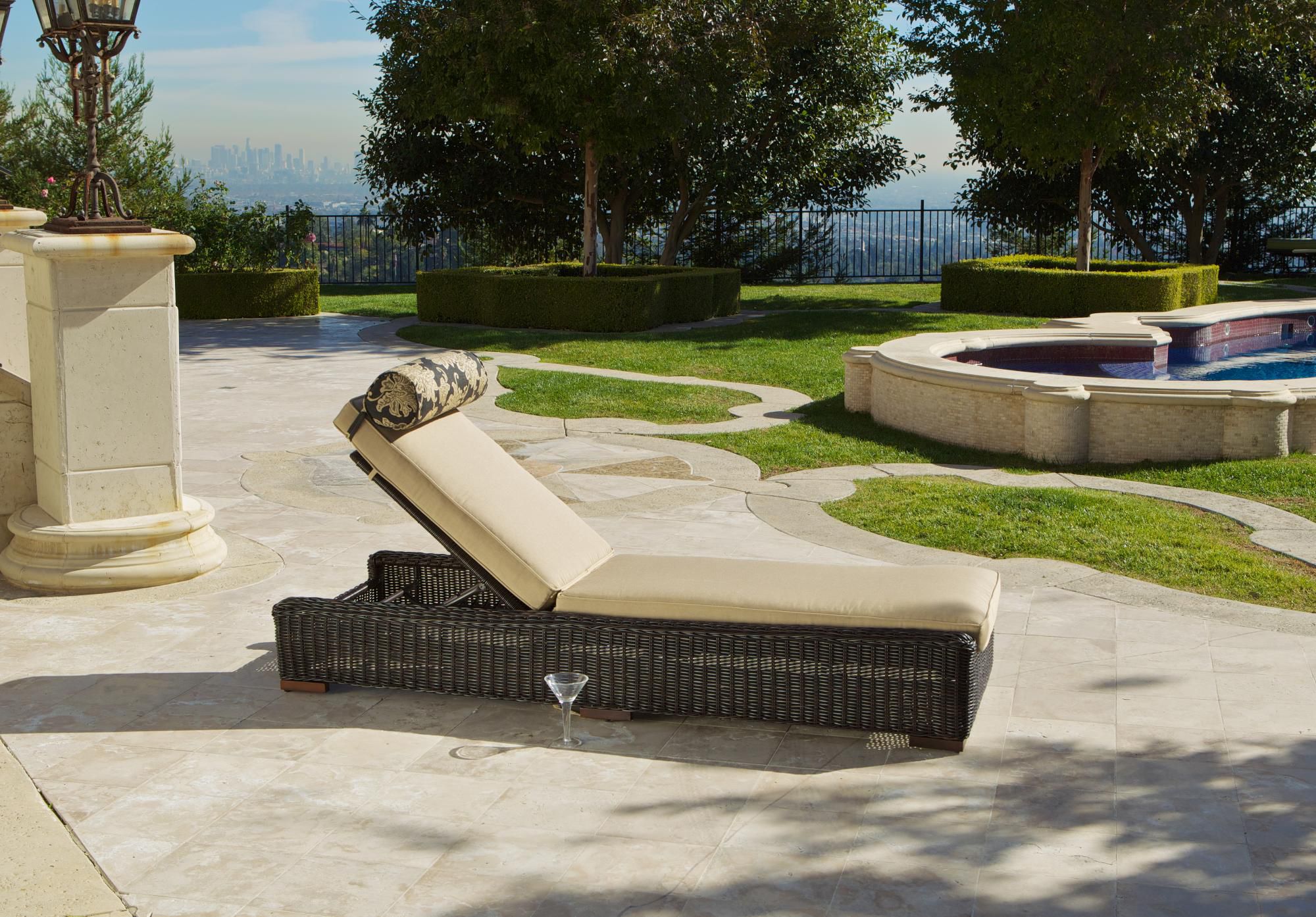 RST Outdoor Resort Collection™ Chaise Lounger in Espresso Rattan at Kmart.com
