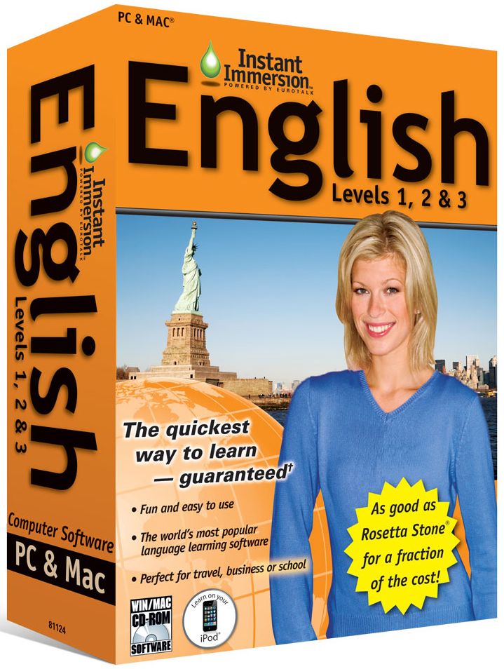 Topics Entertainment Instant Immersion English Levels 1,2 & 3 at Sears.com