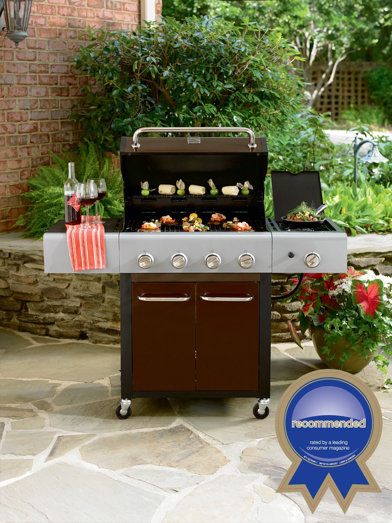 Kenmore 4 Burner Gas Grill Mocha - PERFECTGLO, INC