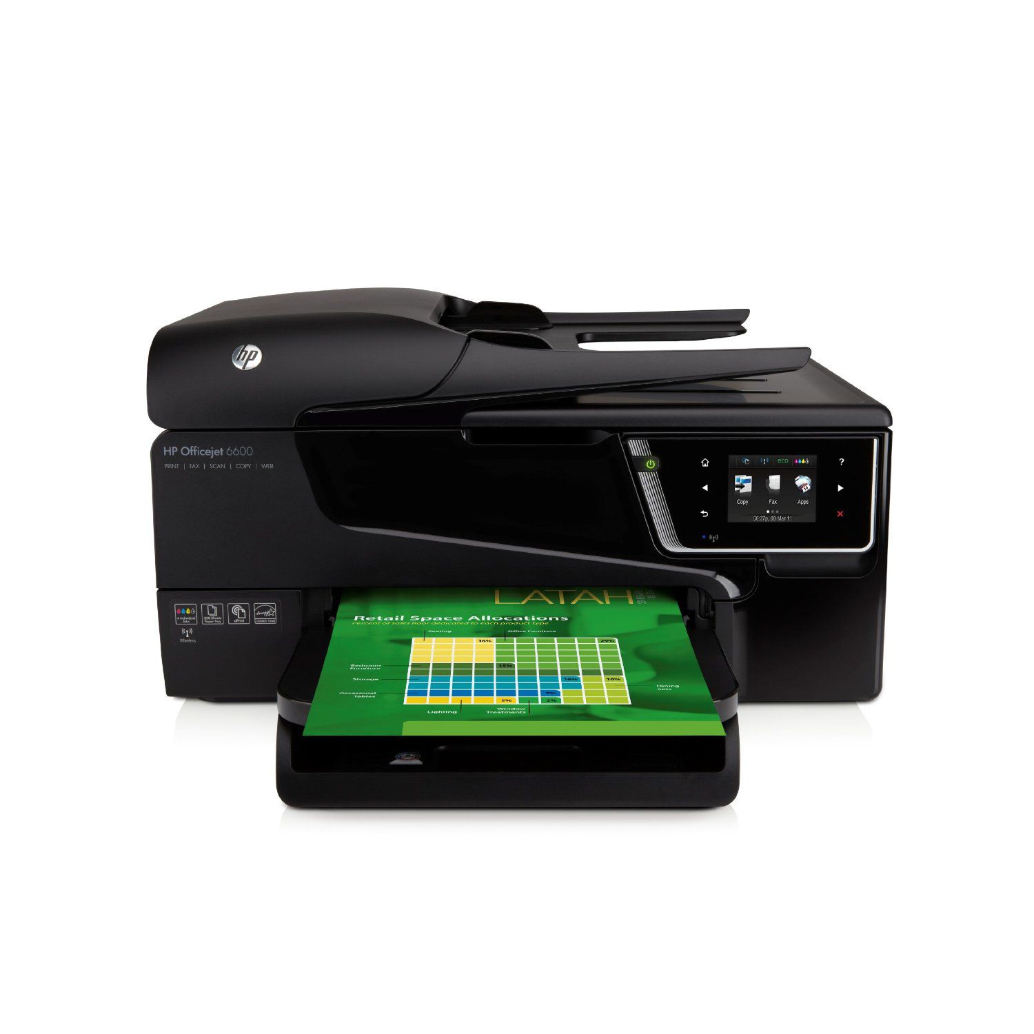 HP OfficeJet 6600 e-All-In-One Inkjet Printer at Sears.com