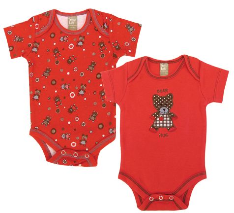 Trend-Lab 2 PACK BODYSUIT - CHOCOLATE KISS - 0-3 at Kmart.com